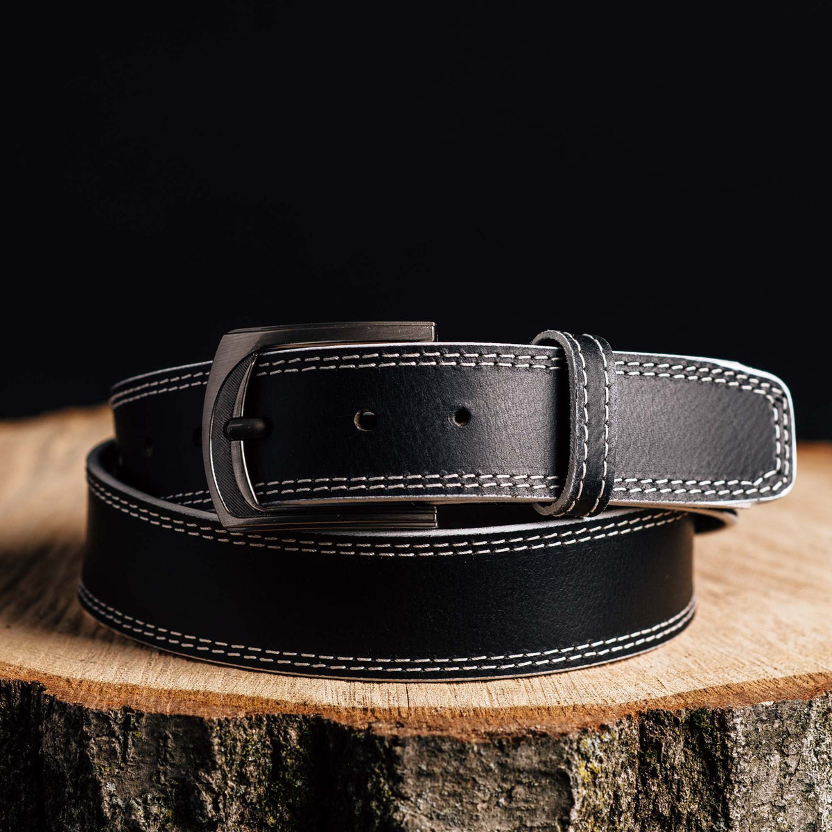 The Celestial Belts 3-piece leather belt gift set