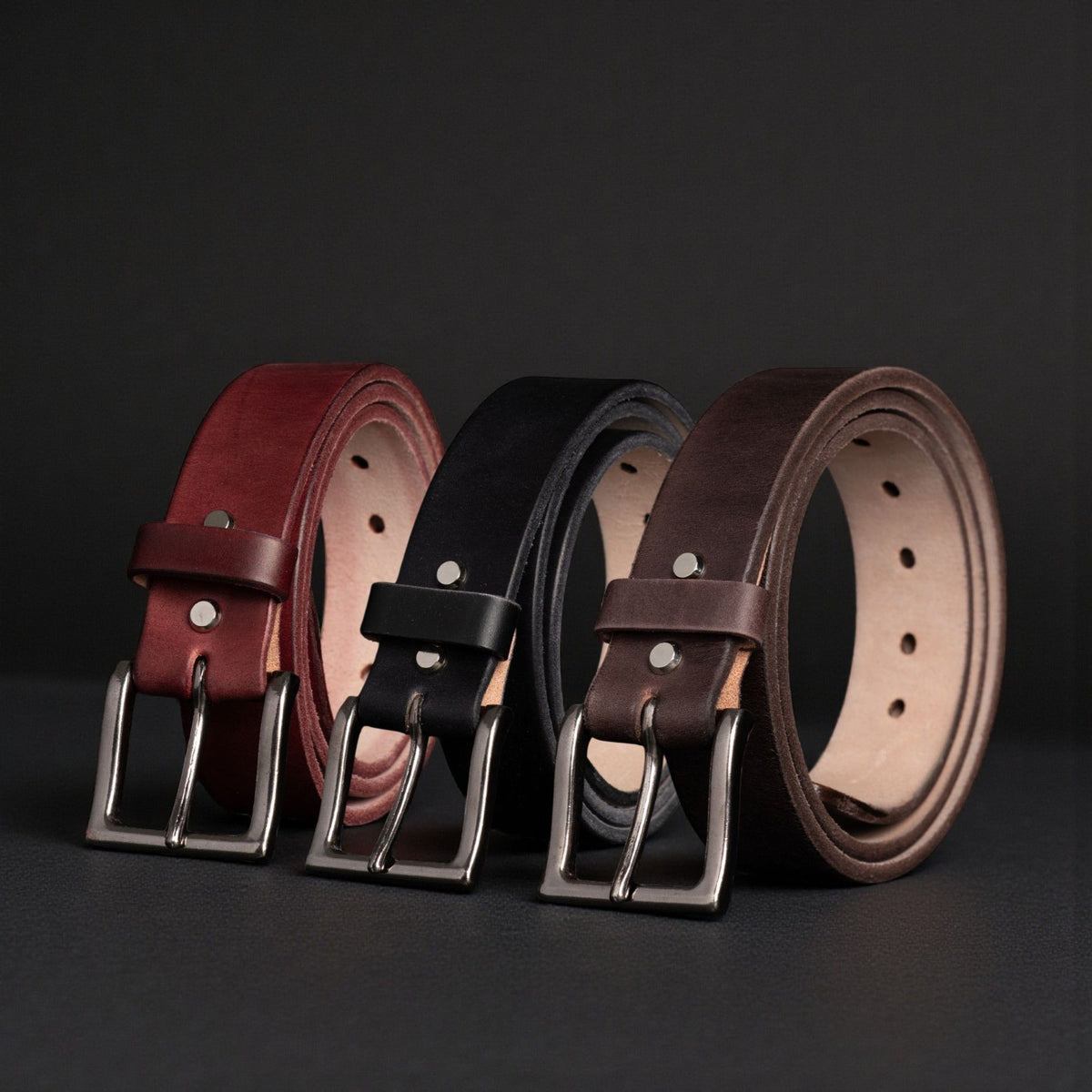 The Conquistador extra thick full-grain leather belt