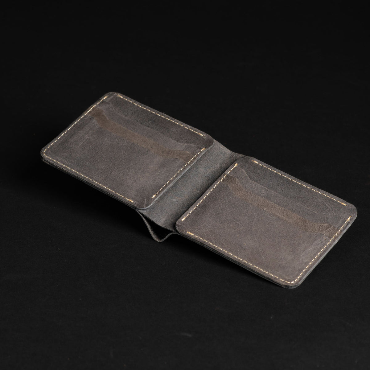 The Spartan belt and Keystone wallet set in slate black