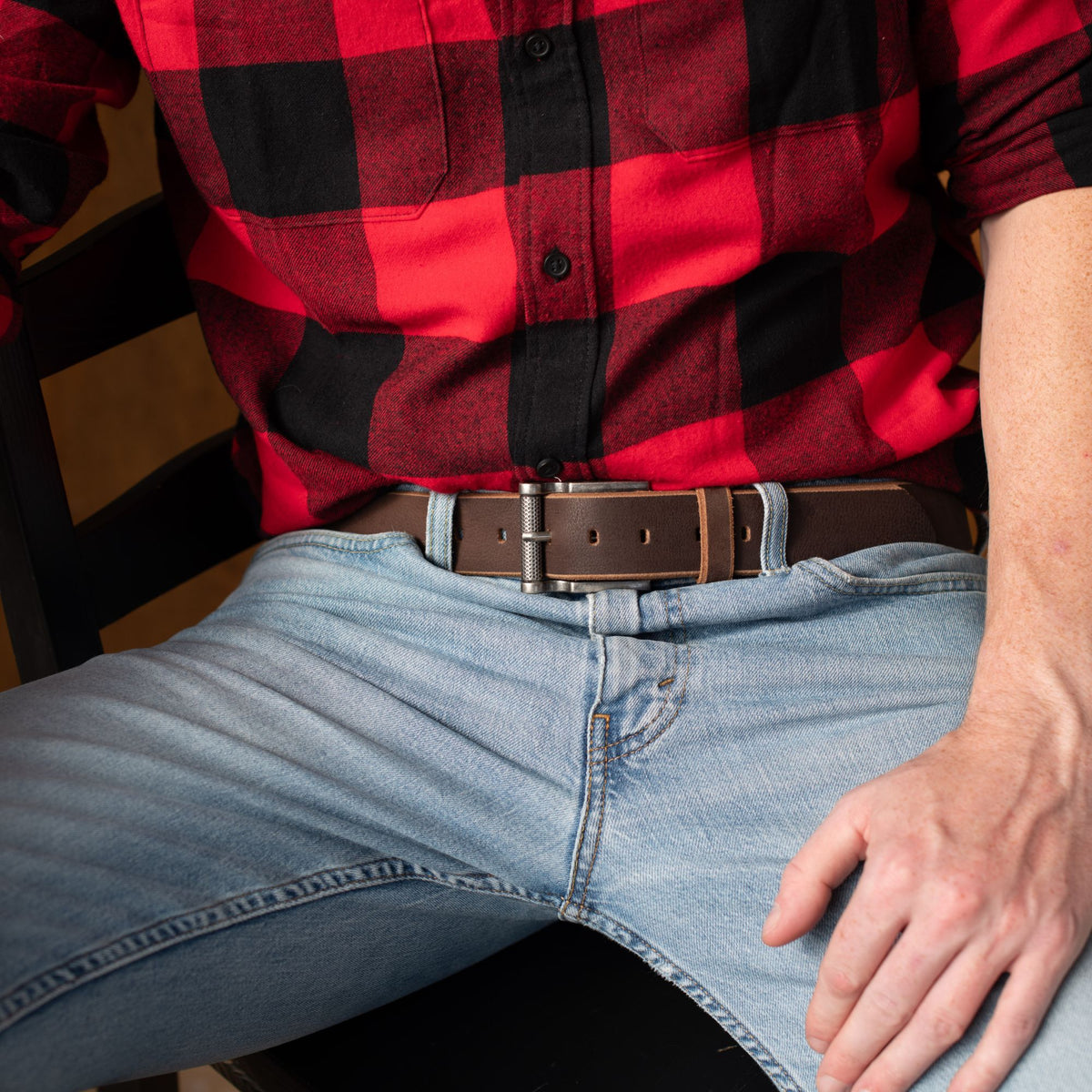 The Pinnacle full-grain leather belt