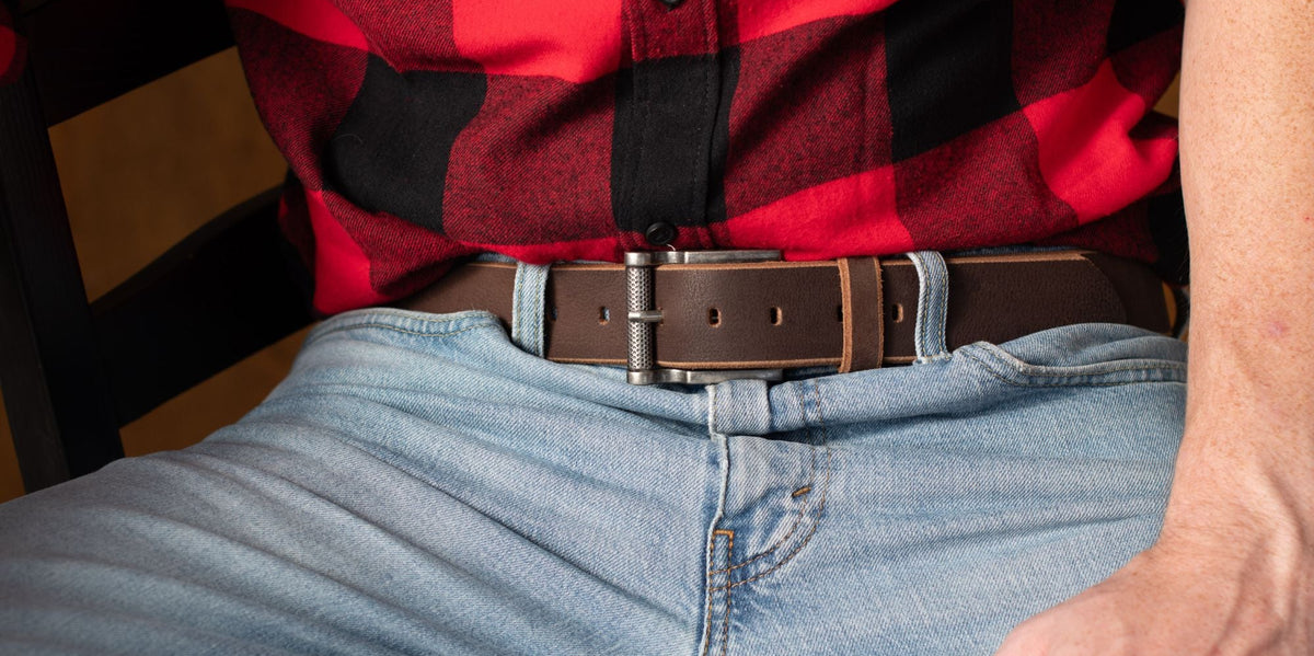 The Pinnacle full-grain leather belt
