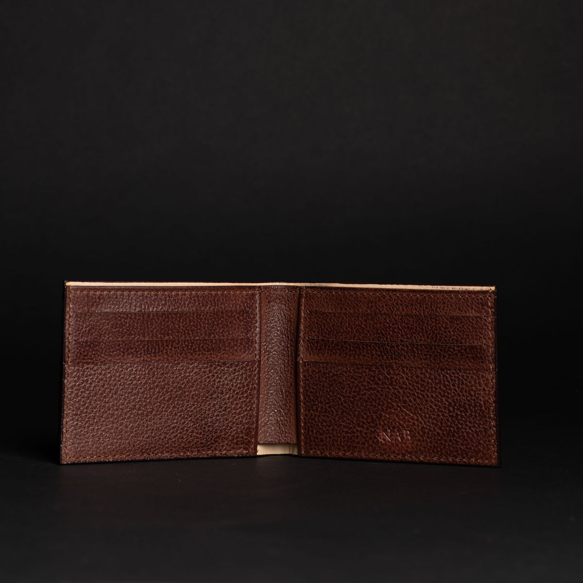 The Maverick pebble grain bison leather wallet