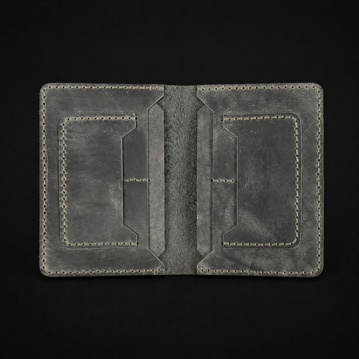 The Atlas hand-stitched full-grain leather passport holder