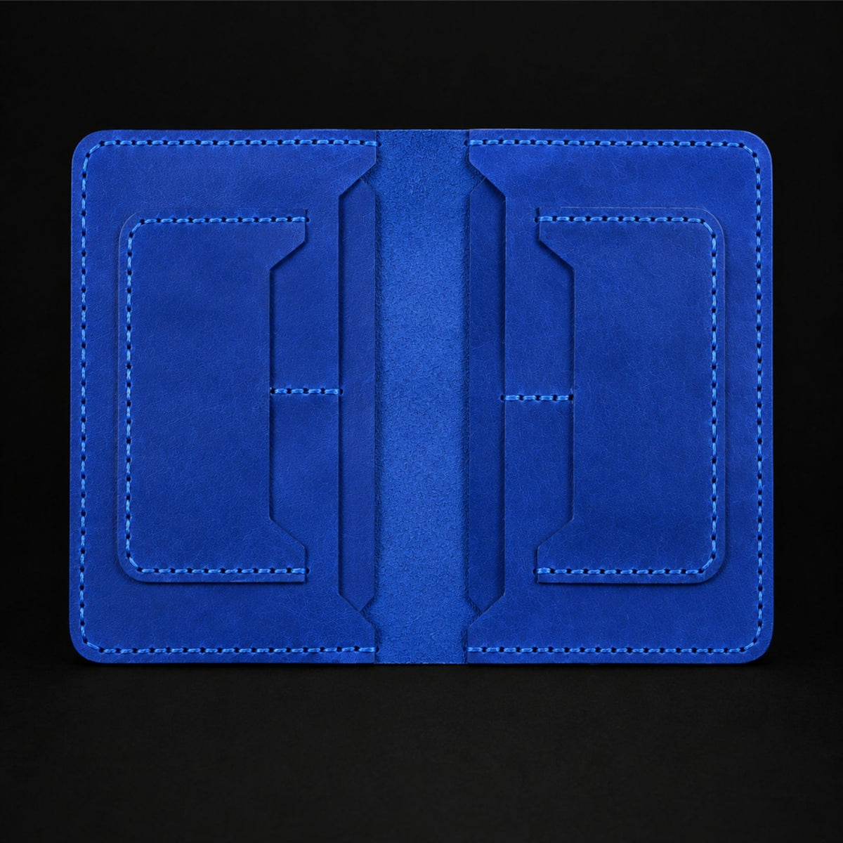 The Atlas hand-stitched full-grain leather passport holder