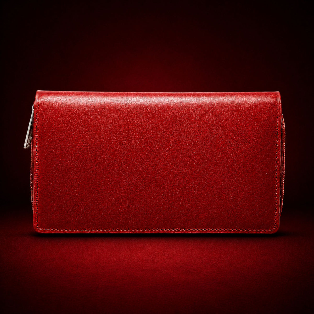Sienna women's nappa leather multi-compartment wallet in red
