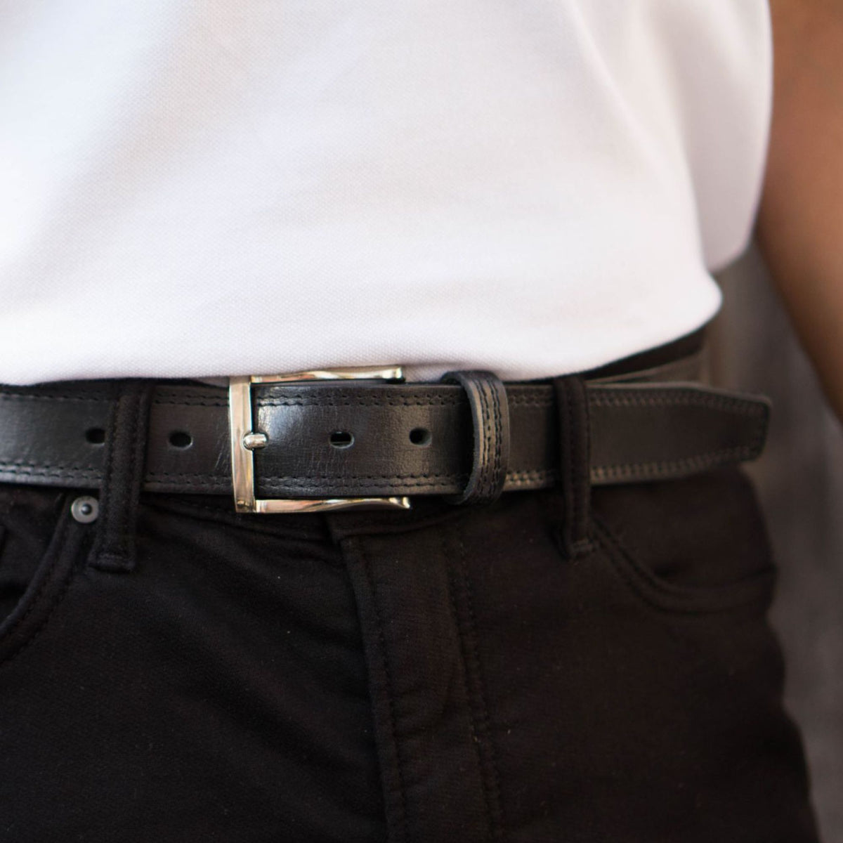 The Milestone formal leather belt