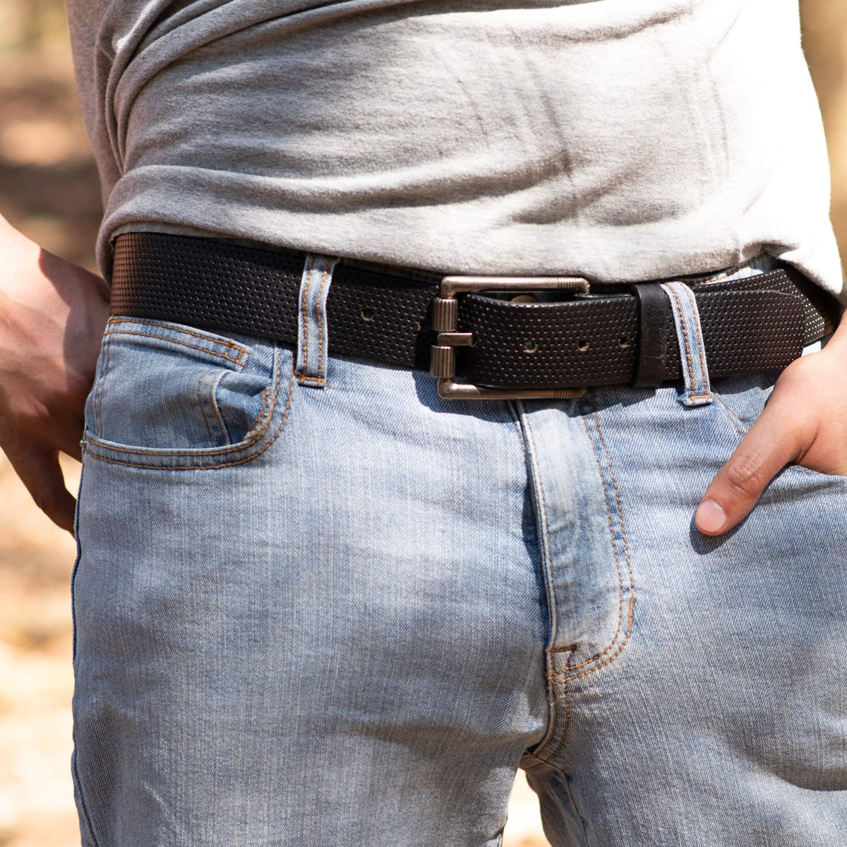 The Steampunk heavy-duty full-grain leather belt