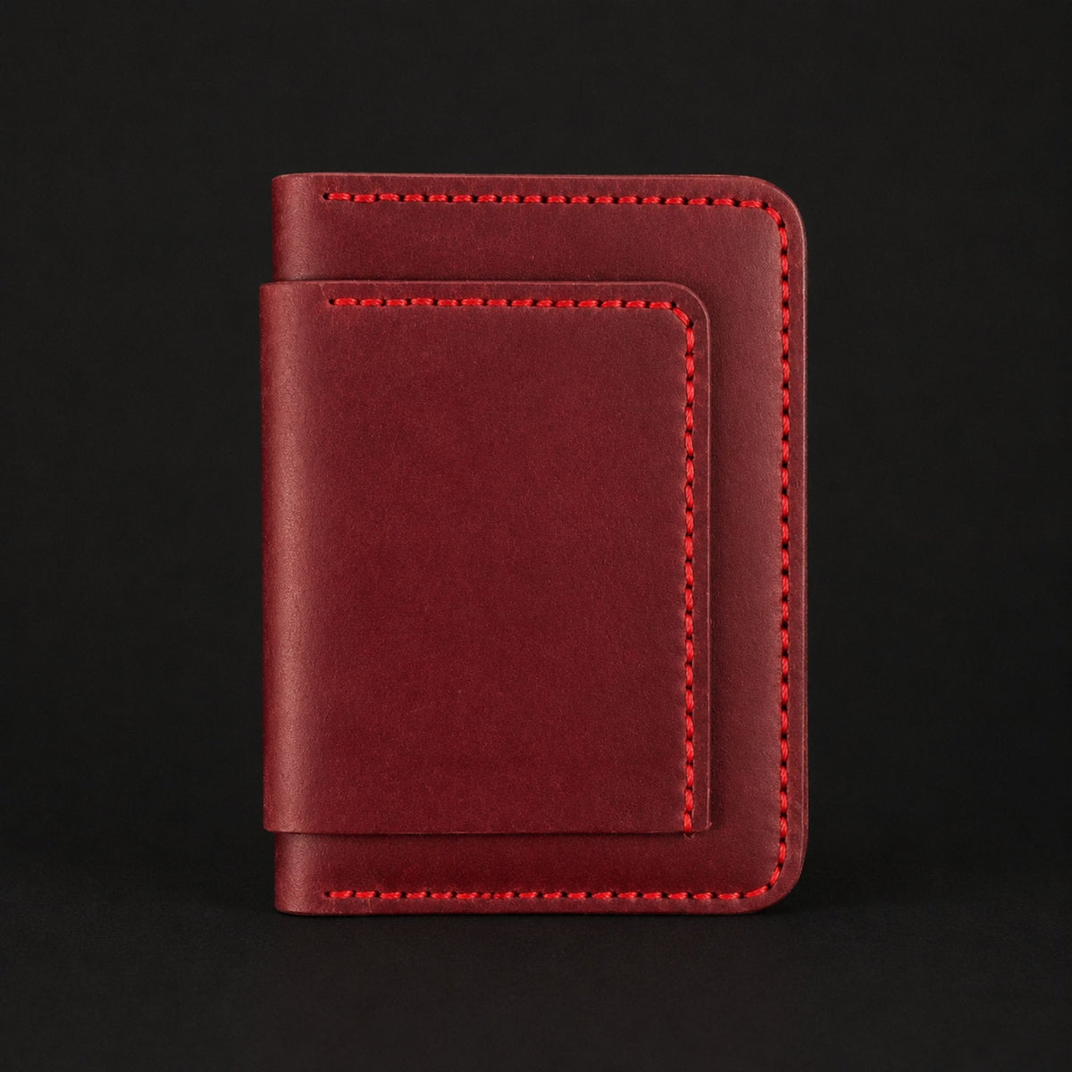 The Atlas hand-stitched full-grain leather passport holder
