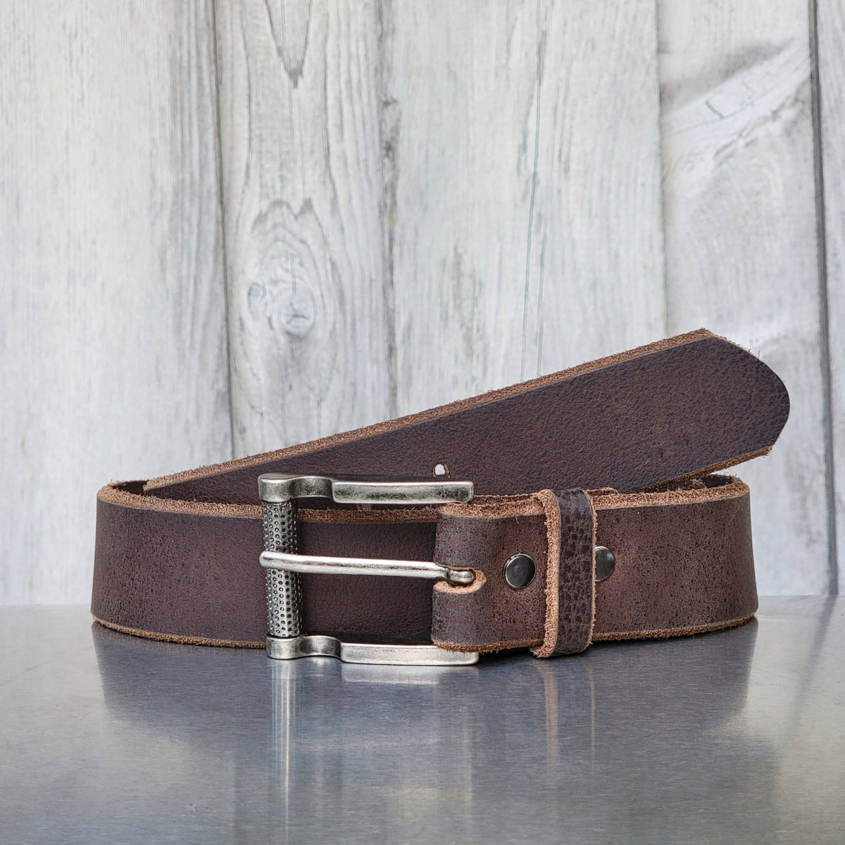The Pinnacle Belts 3-piece leather belt gift set