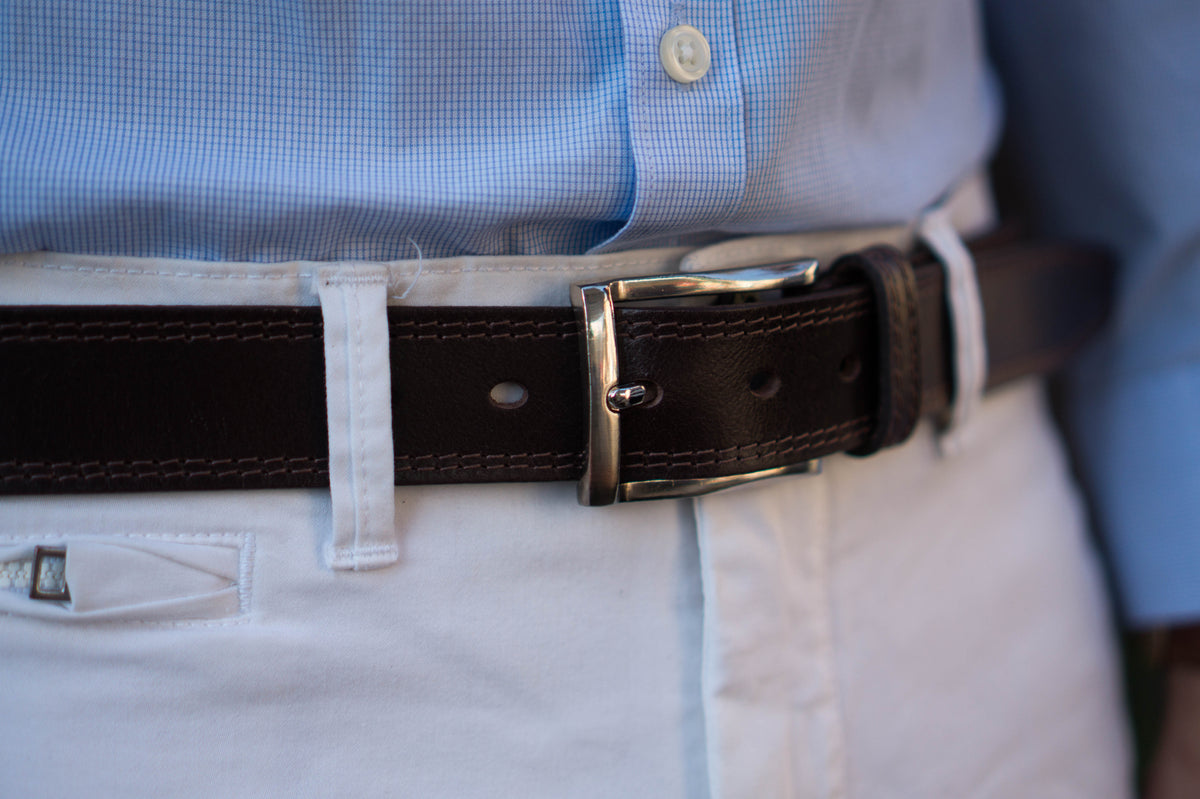 The Milestone formal leather belt