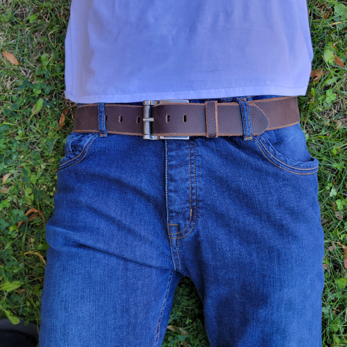 The Pinnacle Belts 3-piece leather belt gift set