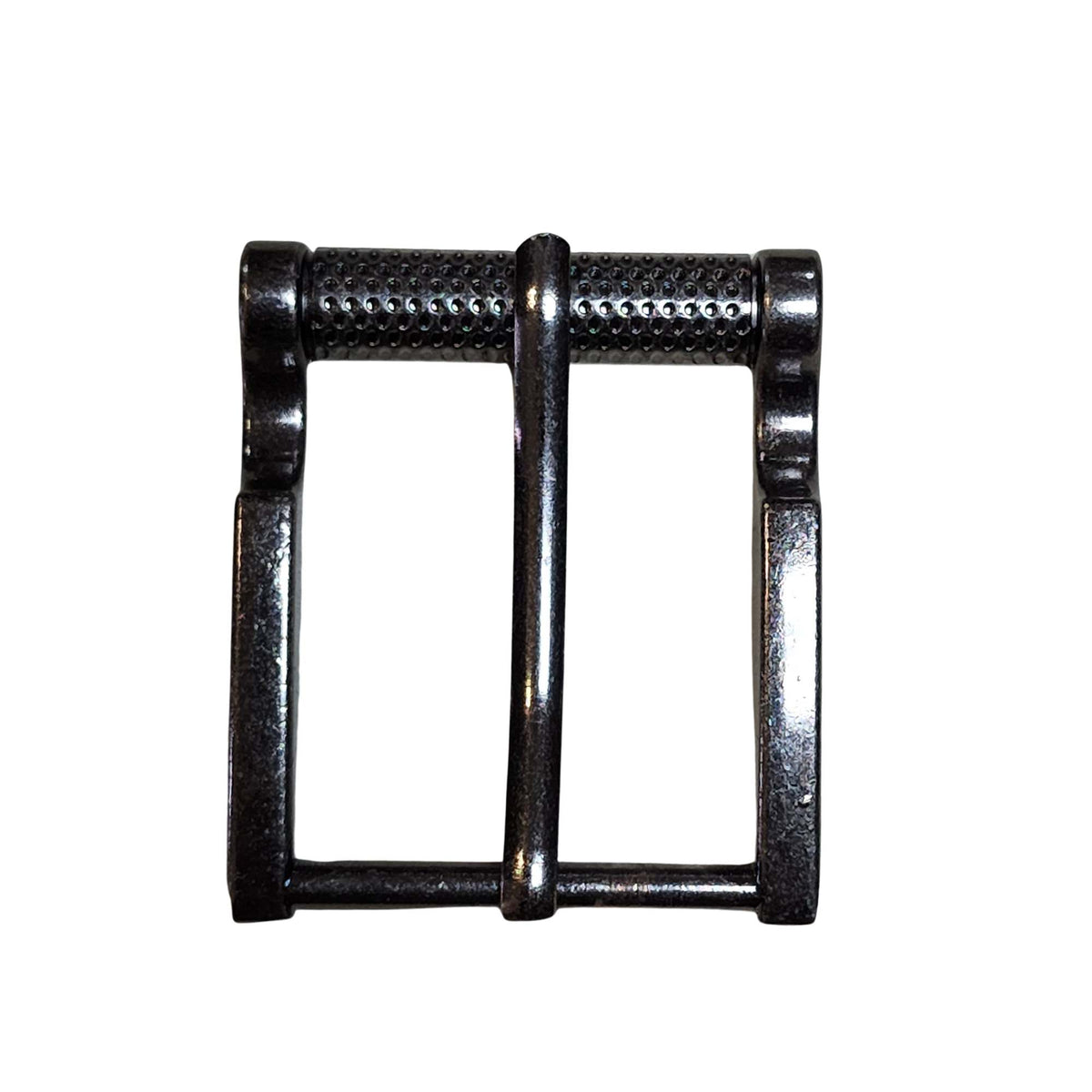 The Pinnacle embossed heavy-duty straight edge belt buckle, 40 mm