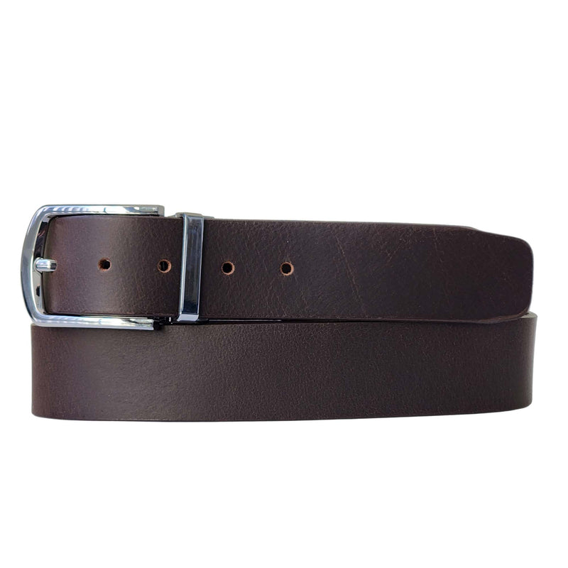 Size Your Own Belt - 100% Full-Grain Leather Strap With Heavy Duty Buckle