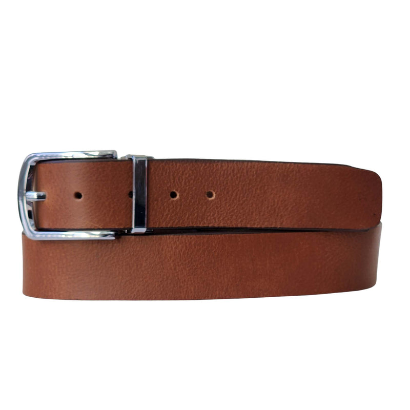Size Your Own Belt - 100% Full-Grain Leather Strap With Heavy Duty Buckle