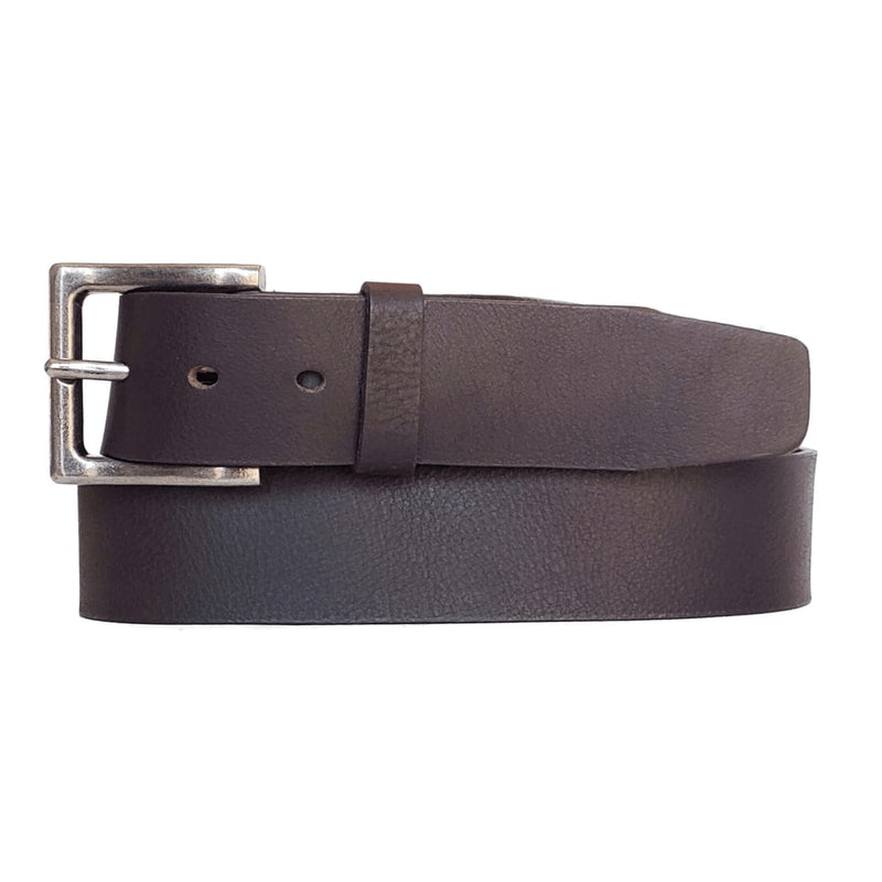 The Long Haul Belt  - Oversize Classic Black 100% XXXL Plus Size Leather Belt