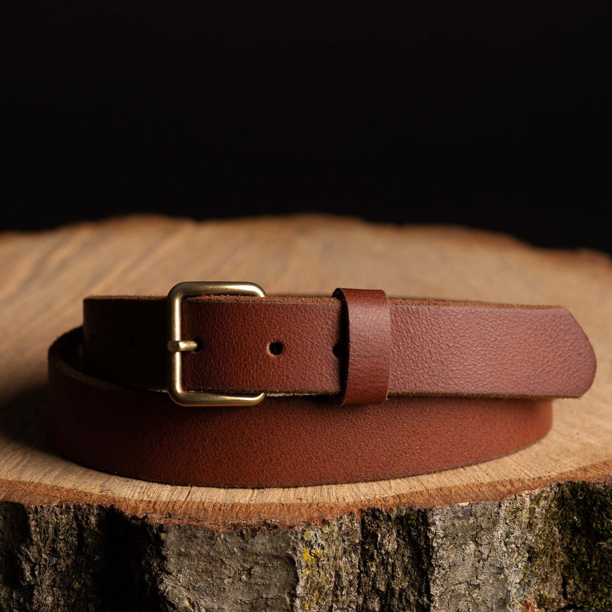 Kyomi premium leather belt