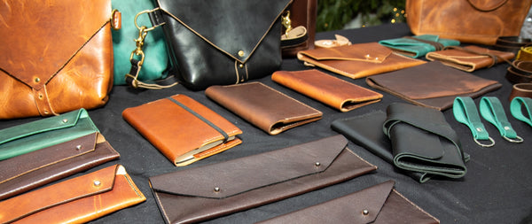 leather wallet banner