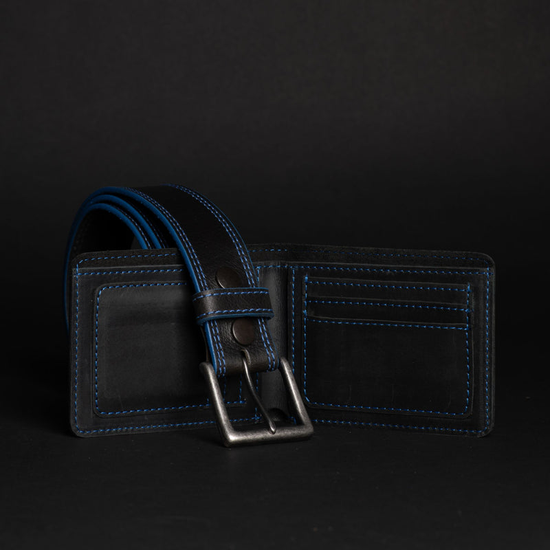 The Poseidon Belt + Wallet Set