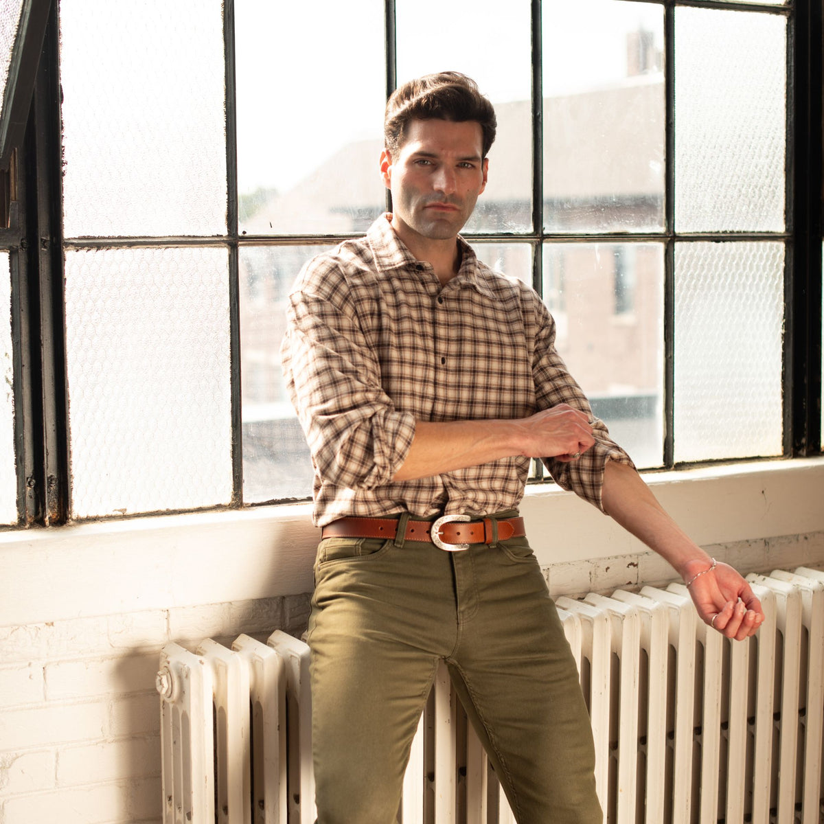 The Outrider full-grain leather belt