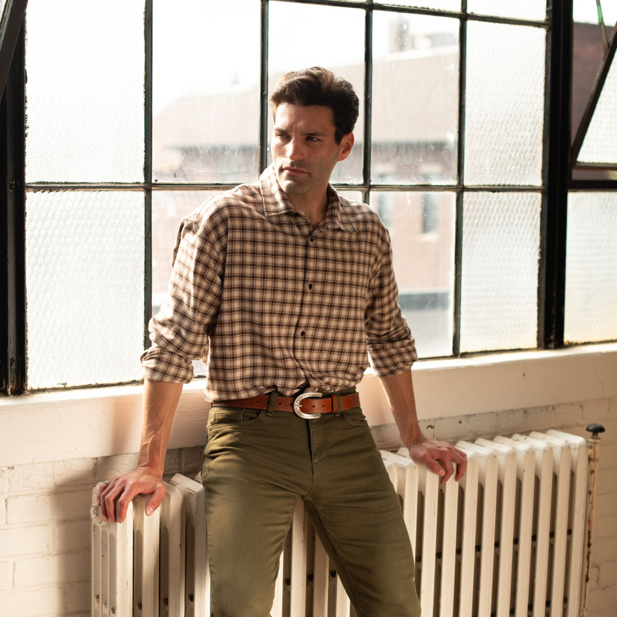 The Outrider full-grain leather belt
