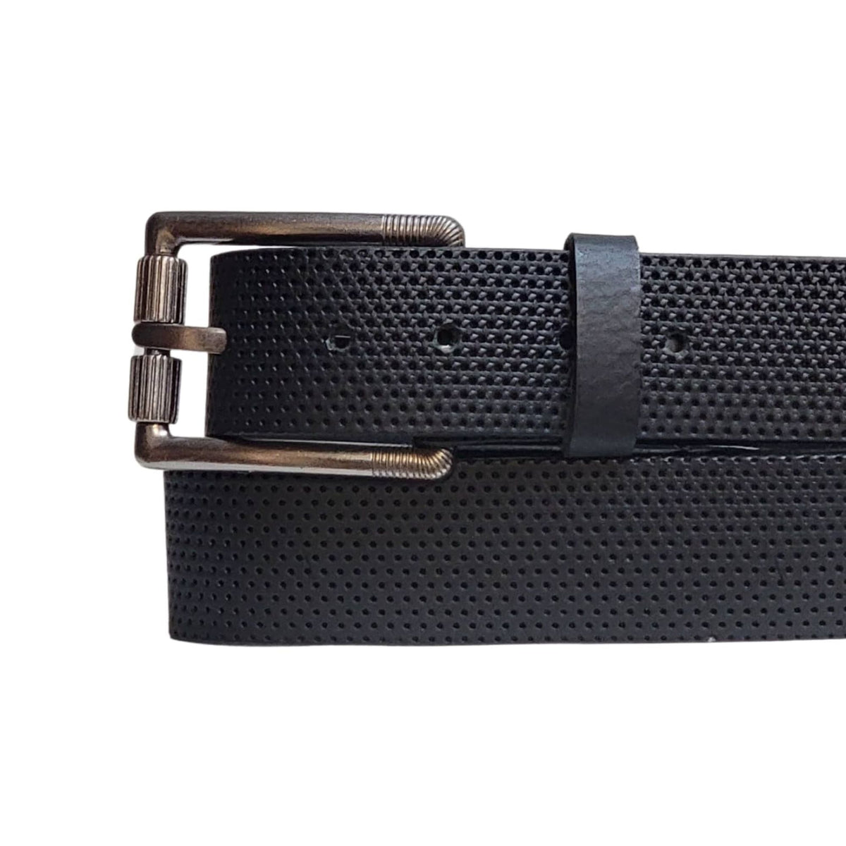 The Steampunk long embossed belt buckle with rollers, 40 mm