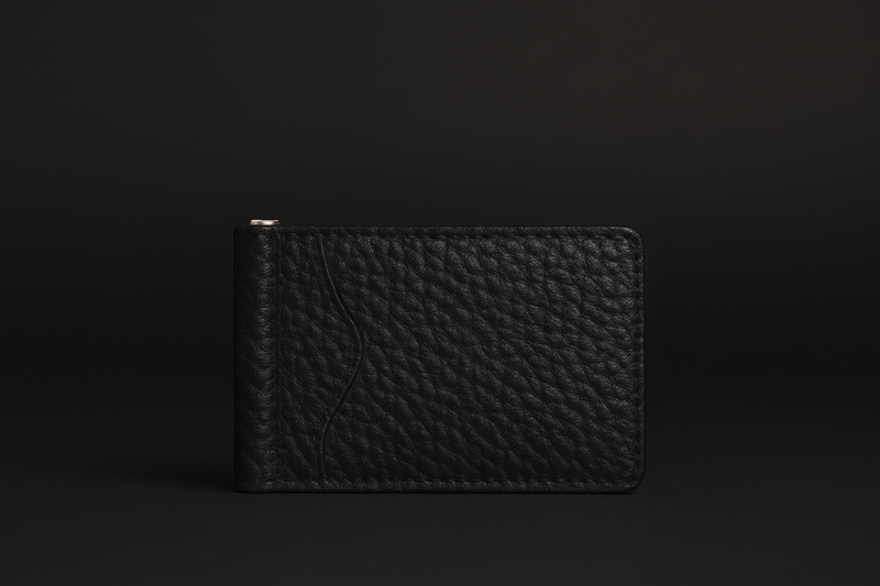 The Maverick Wallet - Cognac Speckled Limited Edition Slim Bison Leather Money Clip Wallet