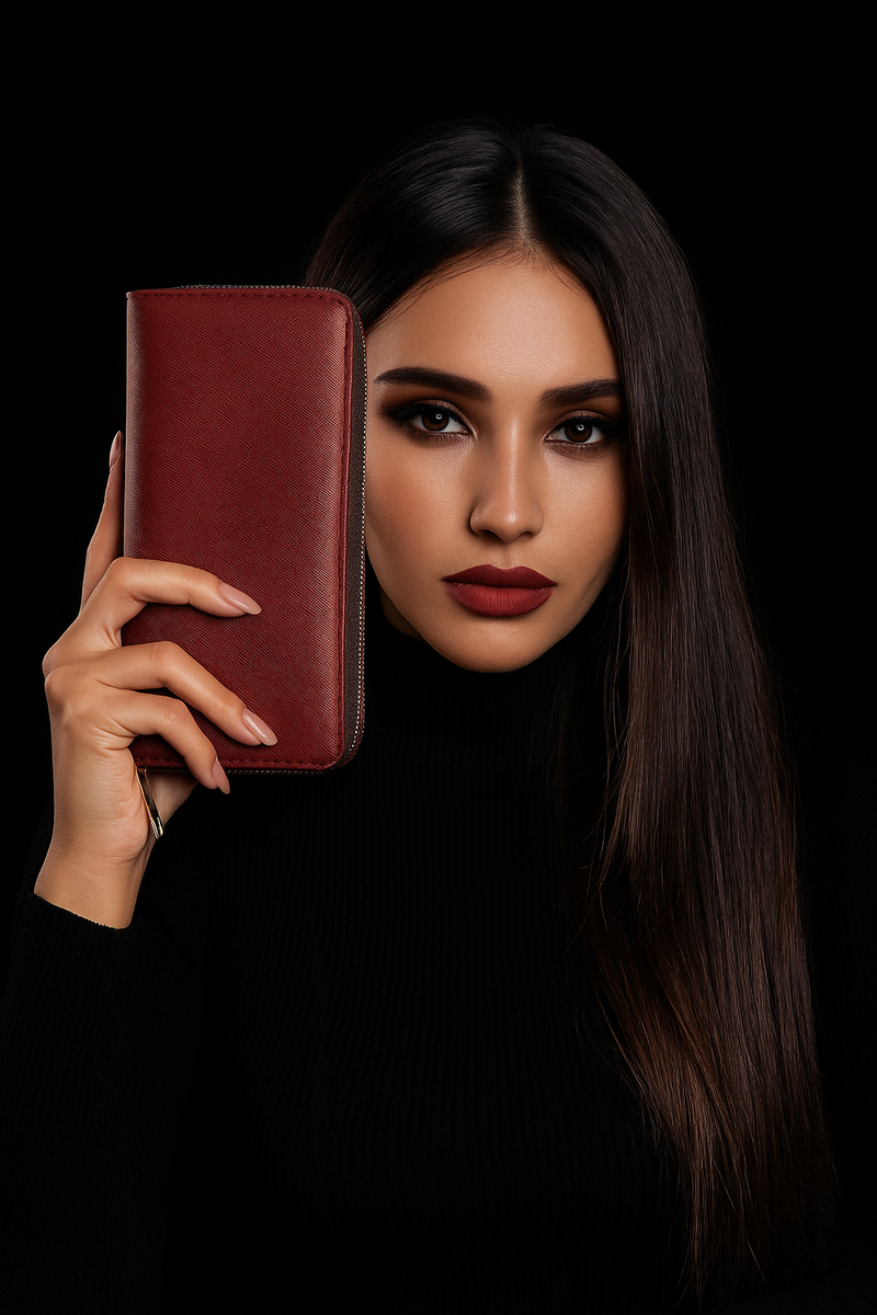 Elessa - Women's Premium Saffiano Leather Wallet