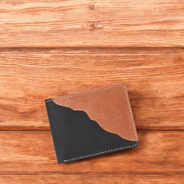 Dusk & Dawn Wallet - Two-Toned Minimalist Full Grain Leather Wallet