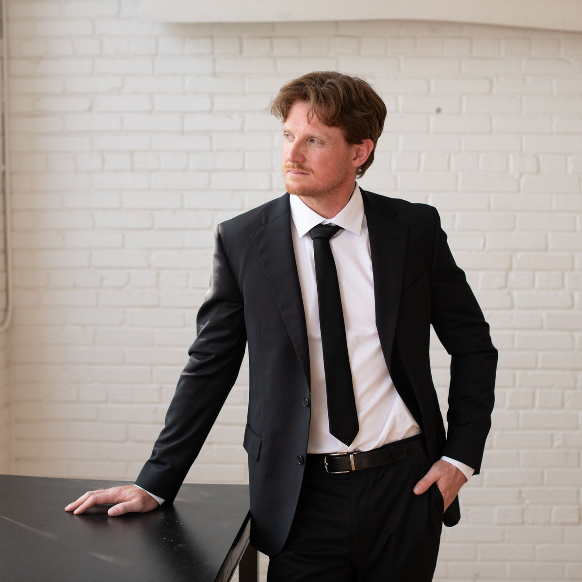 The Harvey Dent reversible leather belt