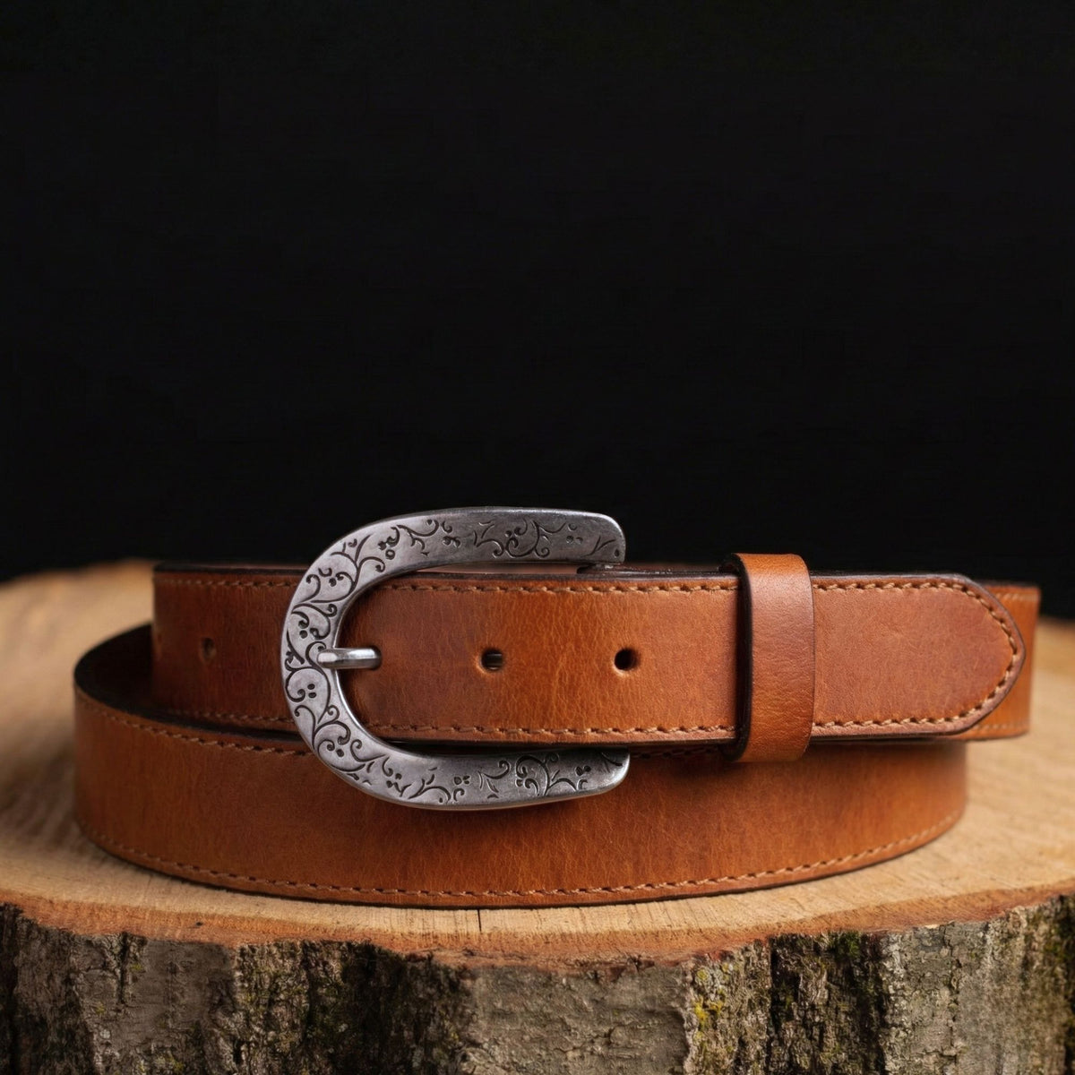 The Outrider full-grain leather belt