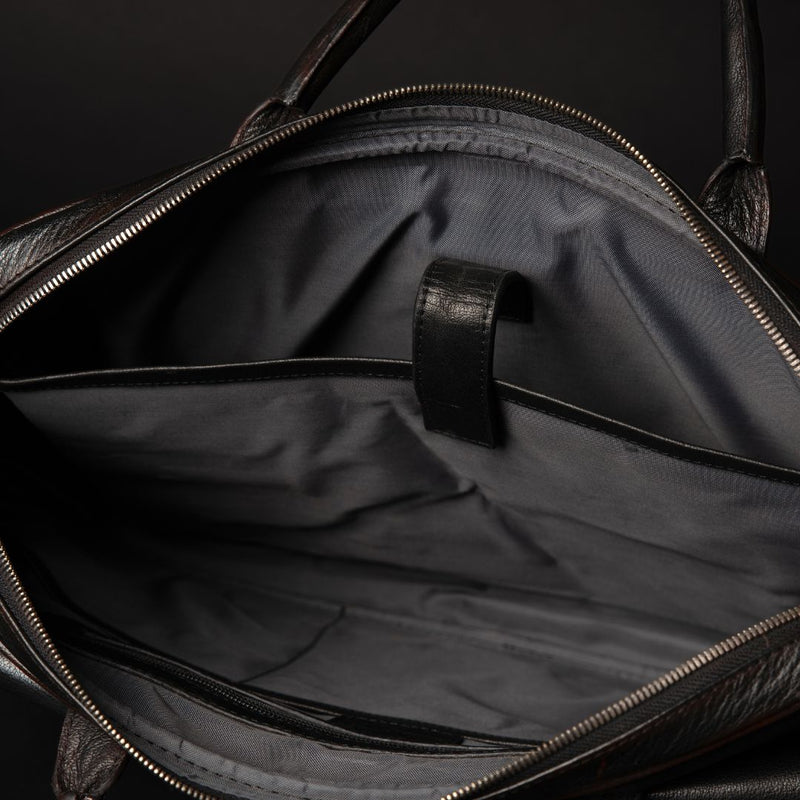 Ember - Hand-Dyed Full-Grain Leather Laptop Bag