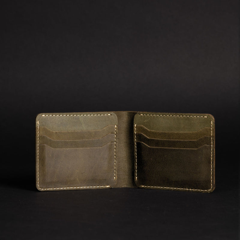 The Keystone Wallet - Slate Black Full-Grain Leather Wallet