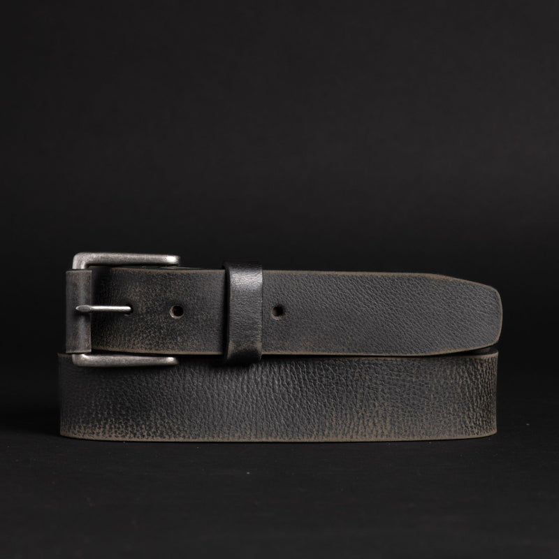The Spartan Belt + Keystone Wallet Set - Slate Black