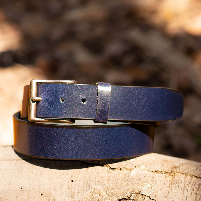 The Emerald Belt - Green 100% Full Grain Leather Belt