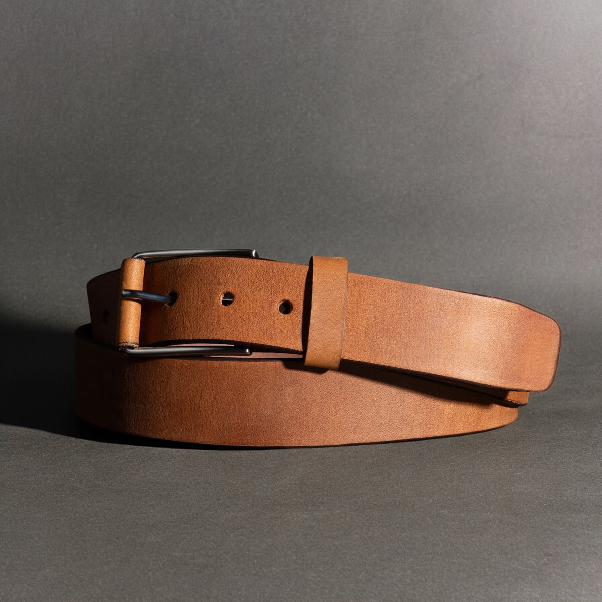 The Spartan Belts 2-piece leather belt gift set