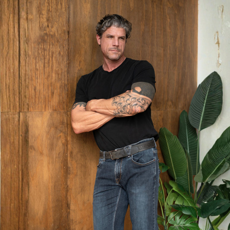 The Purpose Belt - Arrow Patterned 100% Real Leather Belt