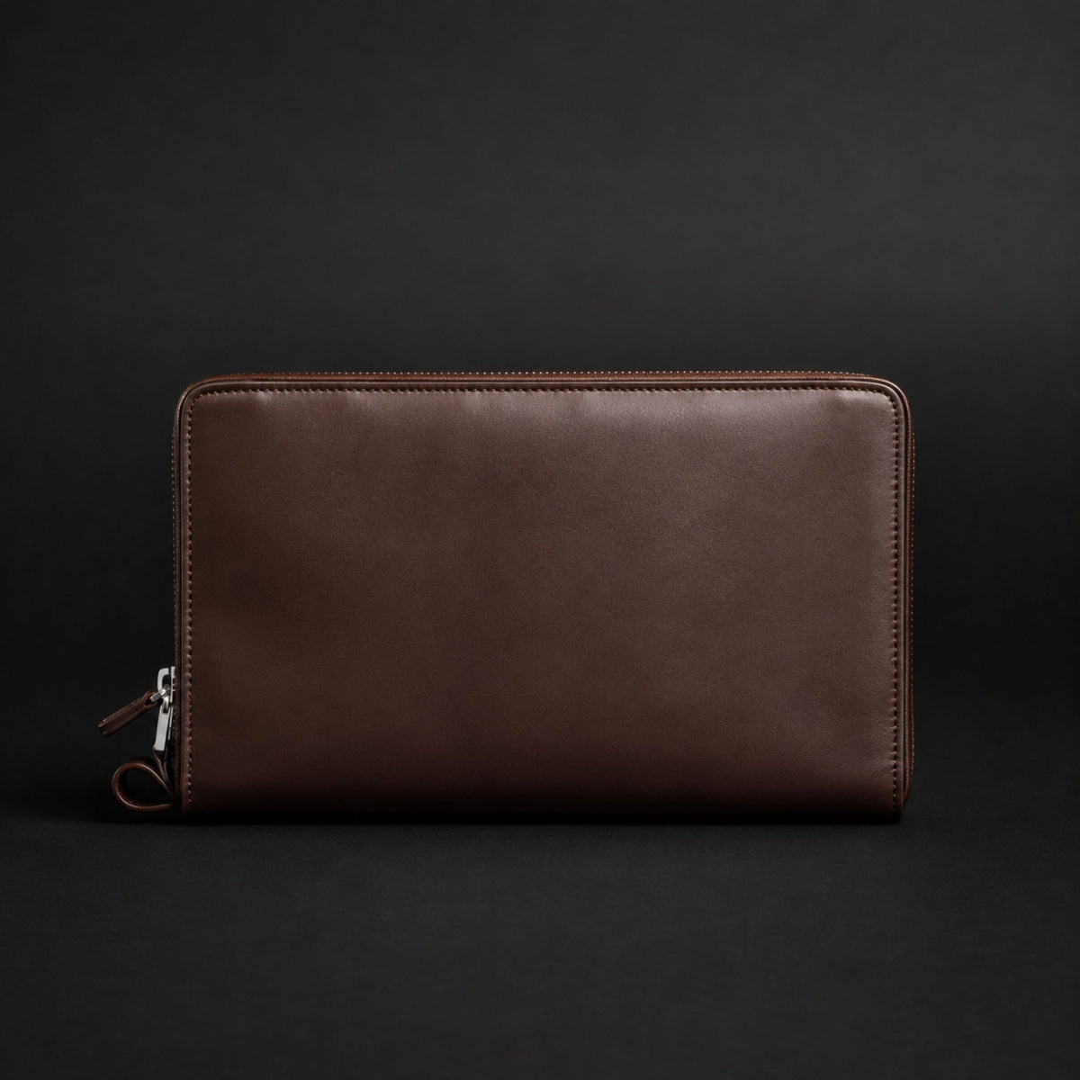 The Onyx black nappa leather travel organizer