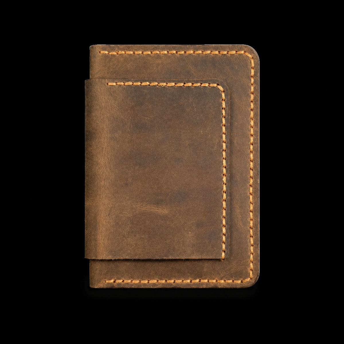 The Atlas hand-stitched full-grain leather passport holder