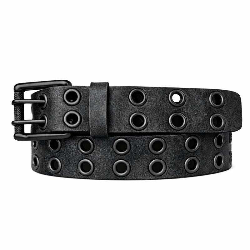 Brixton - Vintage Brown Double Grommet 100 % Full Grain Leather Belt