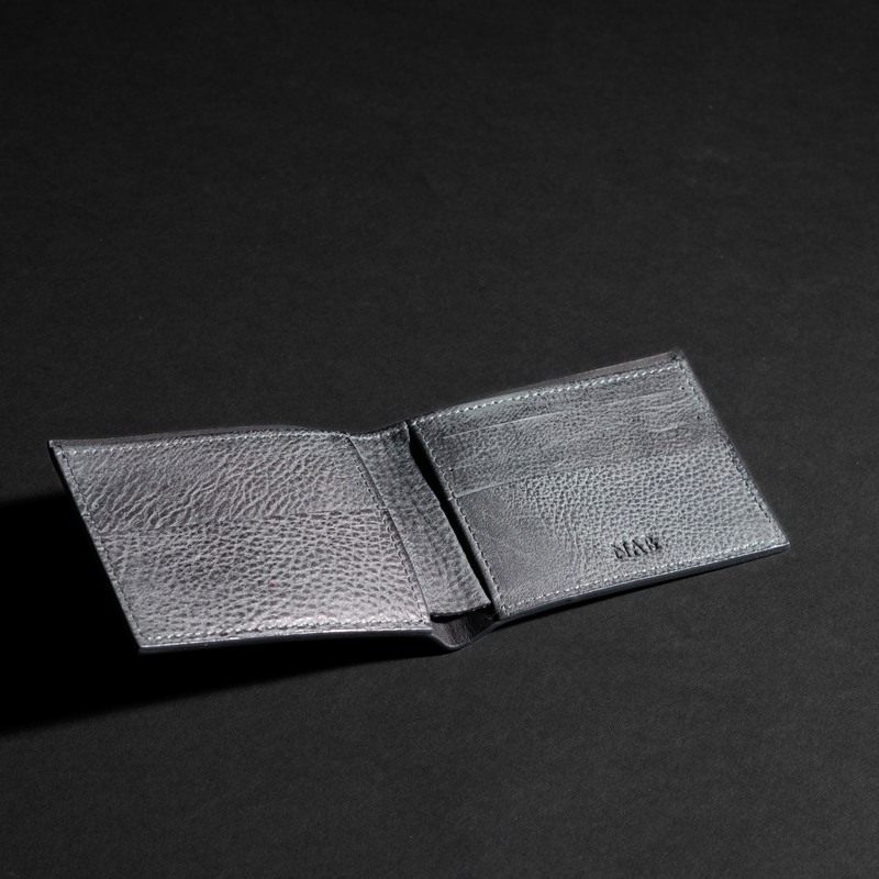 The Maverick Wallet - Brown American Pebble Grain Bison Leather Wallet