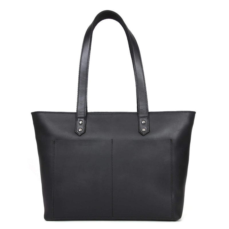 Classic Brown Leather Tote Bag