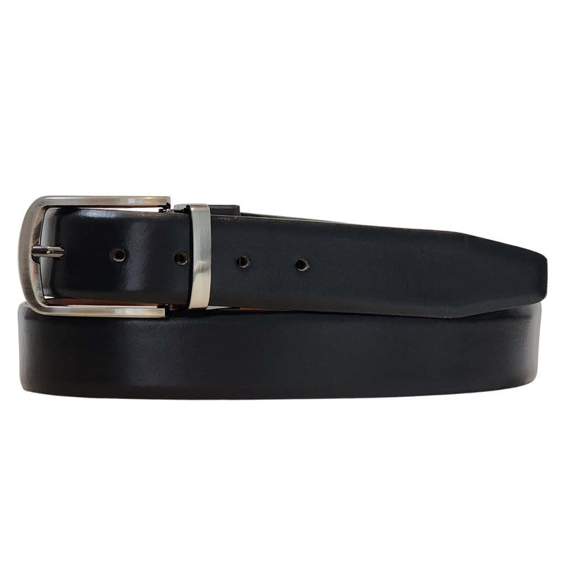 The Harvey Dent Belt - Reversible Black/Brown 100% Real Leather Belt