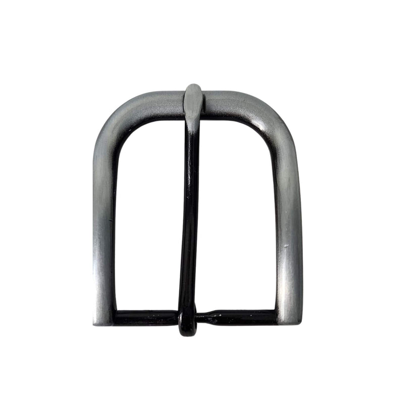 Long Rounded Two Toned Buckle - 40 mm/ 1.6"