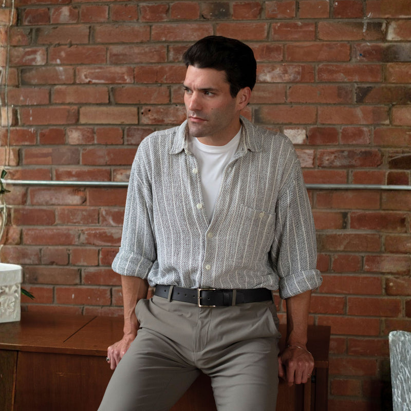 The Long Haul Belt - Classic Black 100% Real Leather Belt