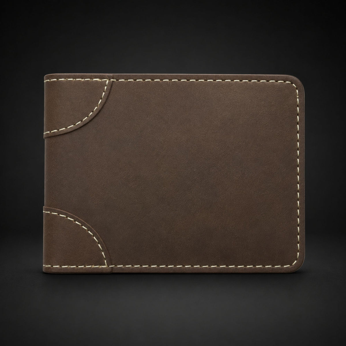 The Waypoint full-grain leather bifold coin wallet