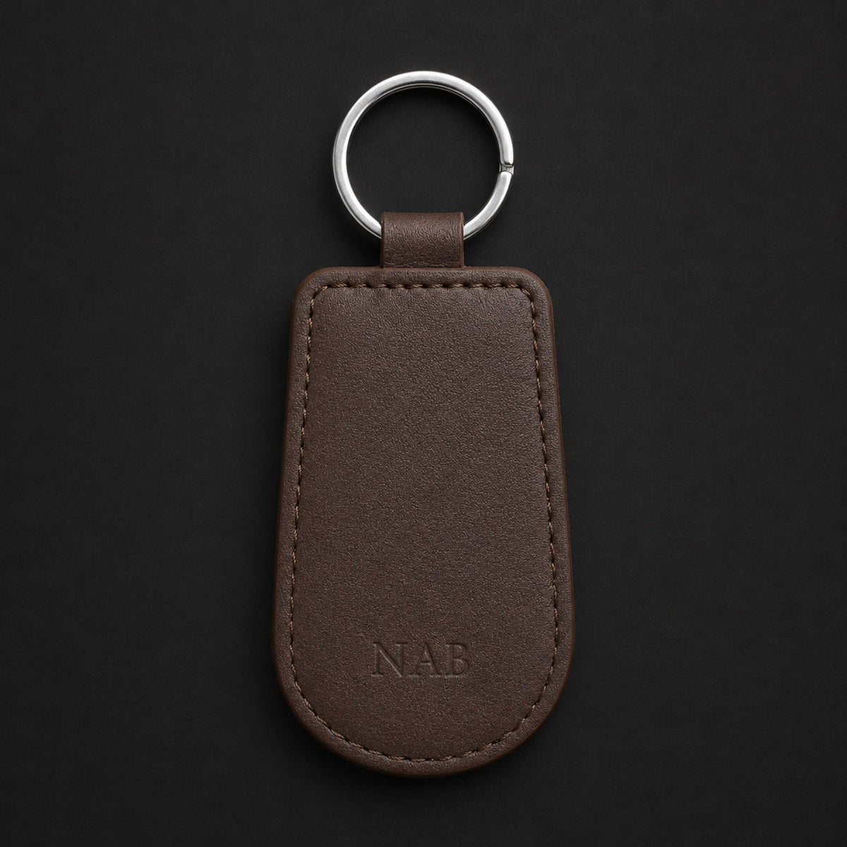 The Onyx nappa leather key chain