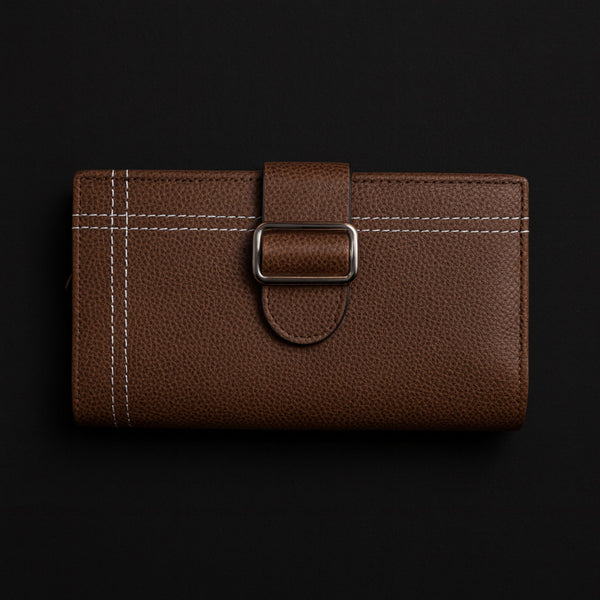 Madison - Women's Premium Pebble Grain Leather Wallet