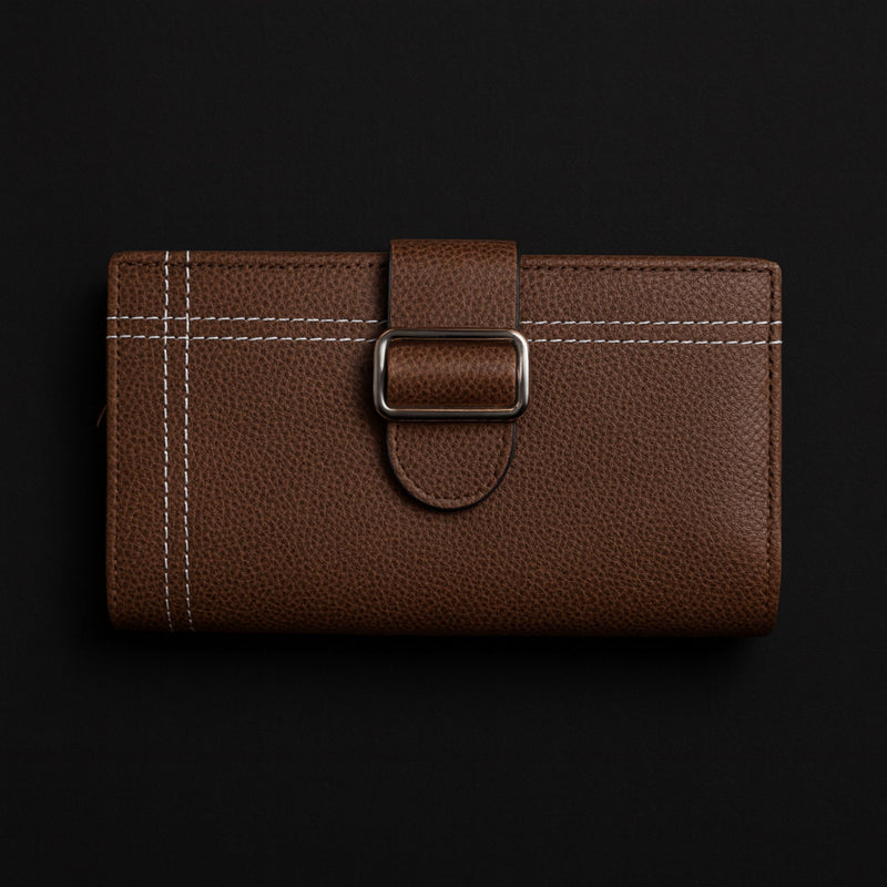 Madison - Women's Premium Pebble Grain Leather Wallet