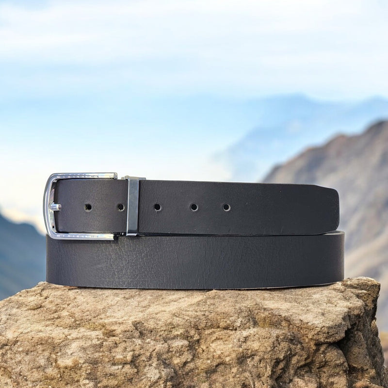 Size Your Own Belt - 100% Full-Grain Leather Strap With Heavy Duty Buckle