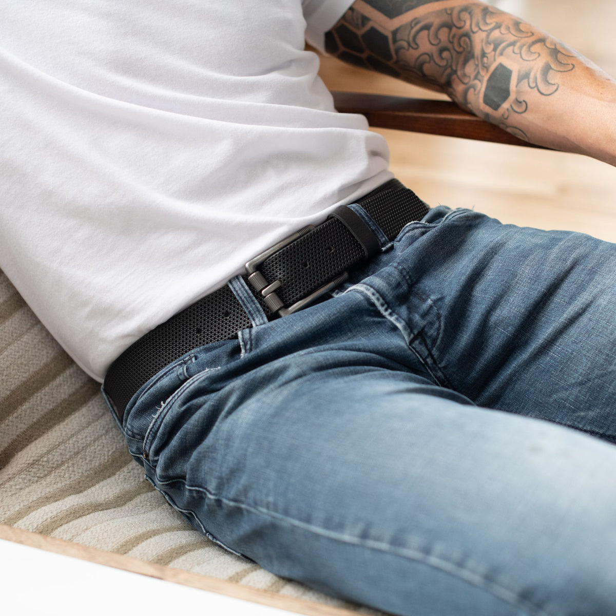 The Steampunk heavy-duty full-grain leather belt